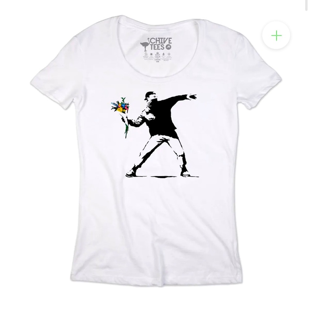 NEW Banksy tee for Women size Small